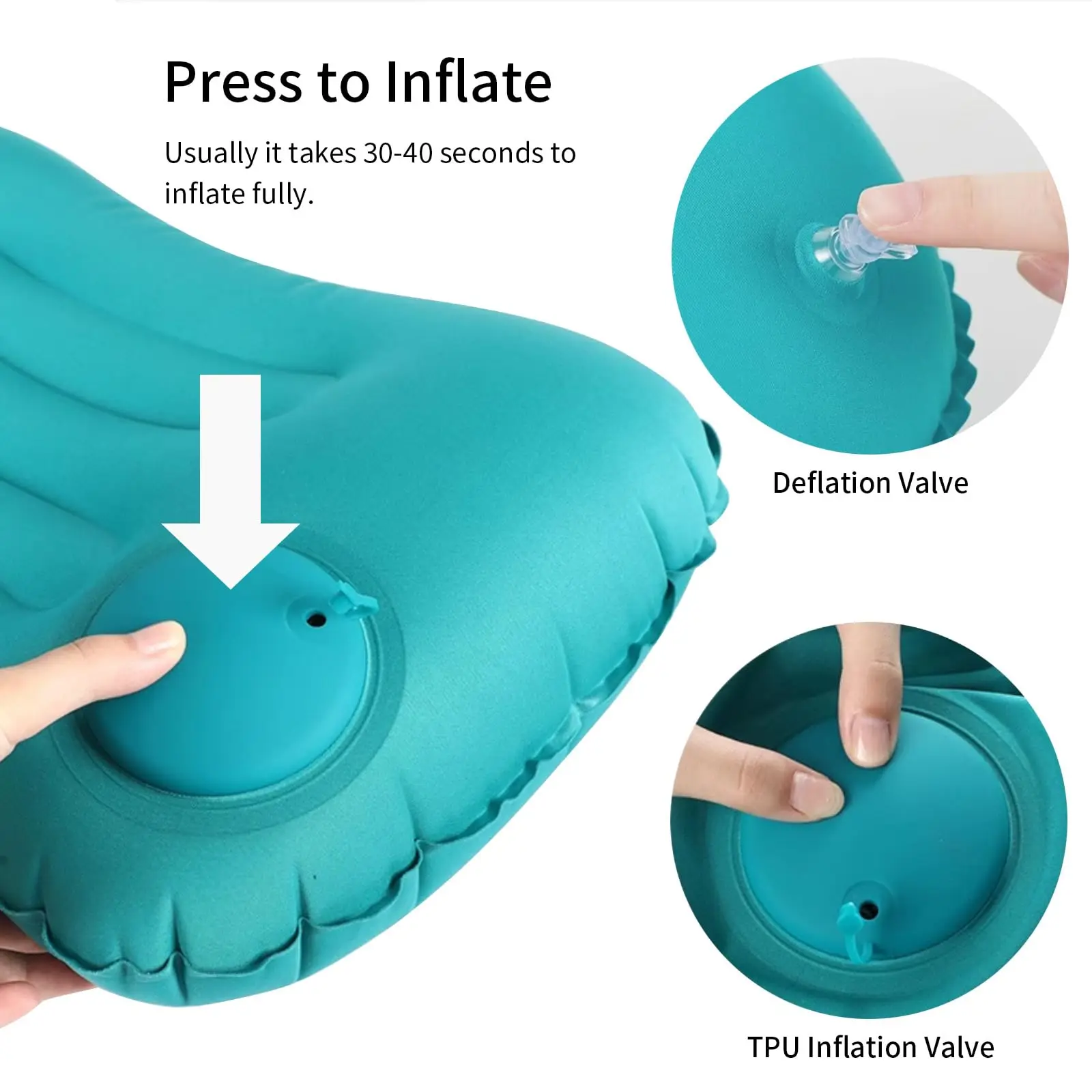Comodo cuscino gonfiabile port - Neck Traction Pillow recensione e prezzo
